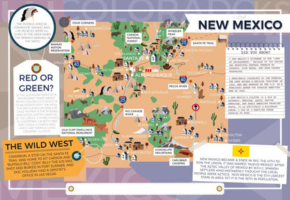 New Mexico - I Love My State 400 Piece Personalized Jigsaw Puzzle