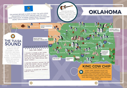 Oklahoma - I Love My State 400 Piece Personalized Jigsaw Puzzle