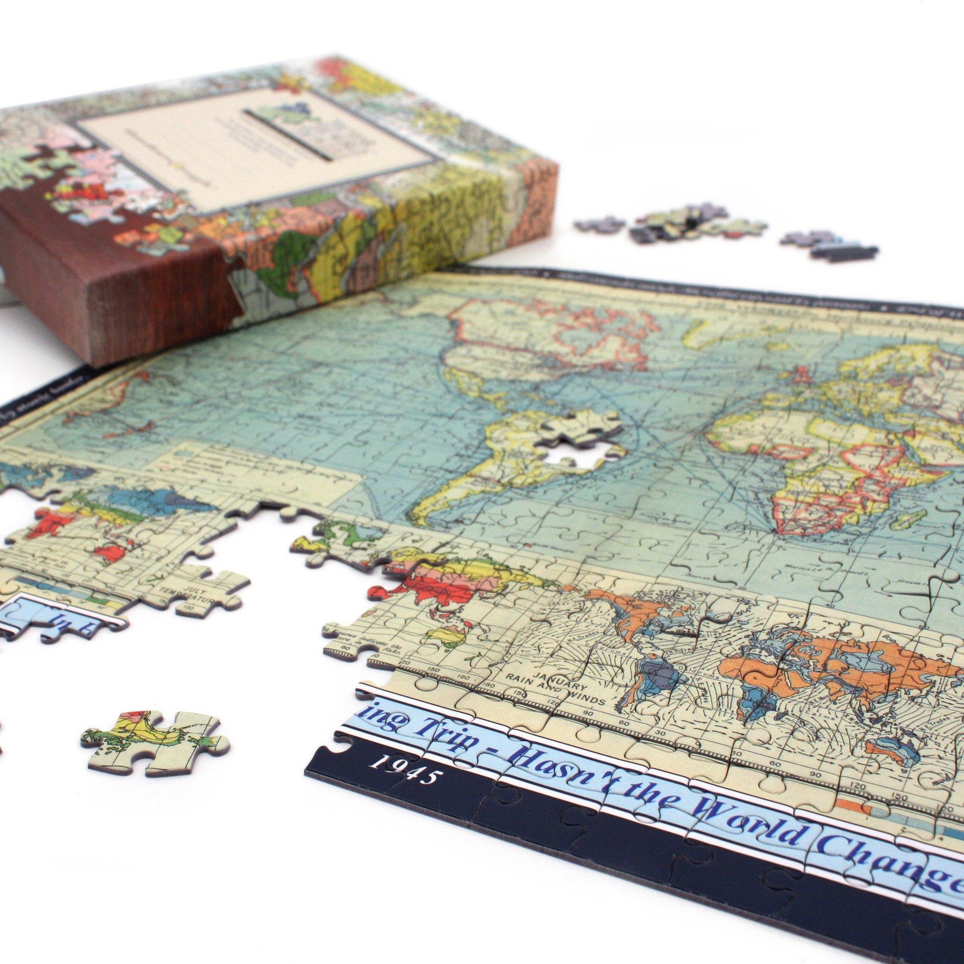 Personalized Jigsaw Puzzles - Historical World Map Personalized Jigsaw Puzzle
