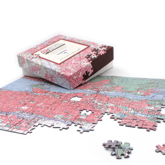 US Jigsaw Puzzle - Canada Map Jigsaw Puzzle - Centered On Any Canadian Address