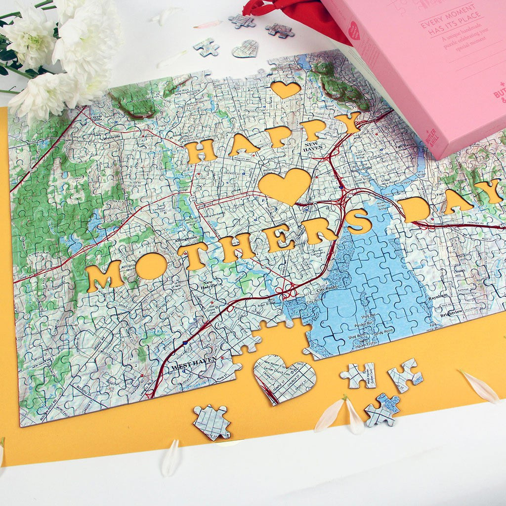 US Jigsaw Puzzle - Mother's Day Personalized US Map Puzzle