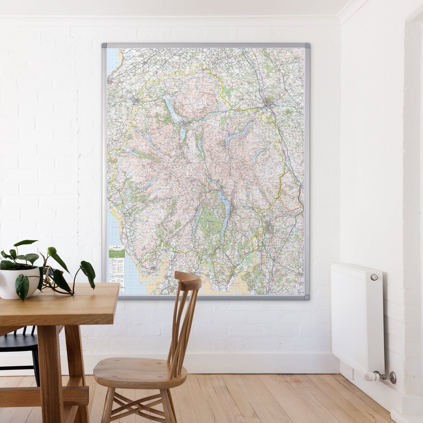 Wall Maps - Lake District - UK National Park Wall Map