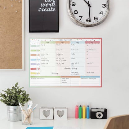 Family Week Planner  Weekly schedule of your whole family – Butler and  Hill UK