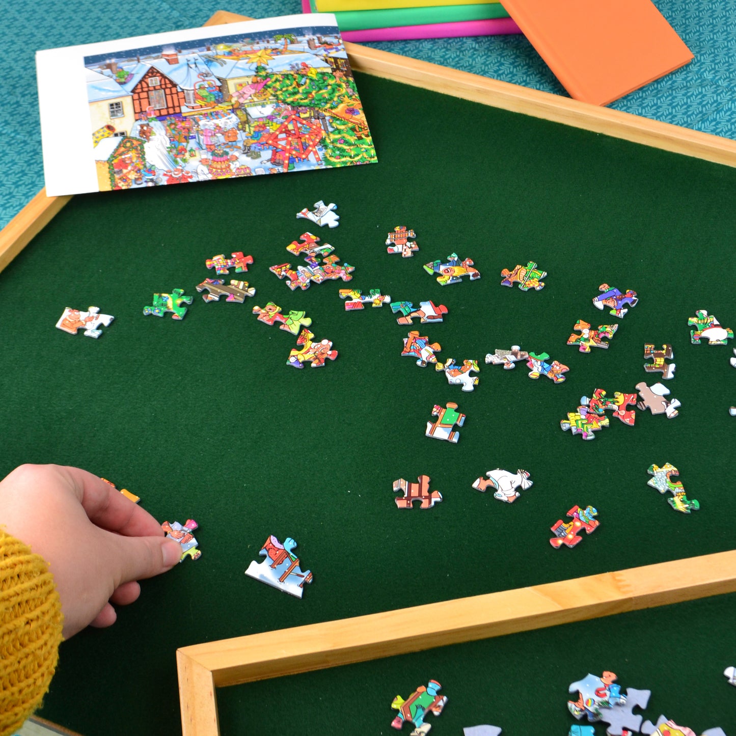 Wooden Jigsaw Puzzle Table- perfect gift for a puzzler